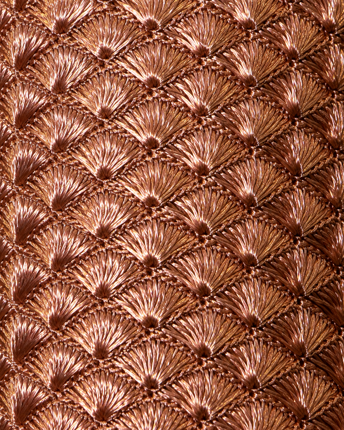 SEASHELL CLUTCH - ROSE GOLD