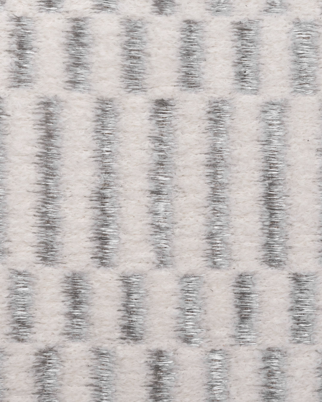 AXXIS WEAVE RUG IN STAINLESS STEEL AND BOUCLÉ ALPACA