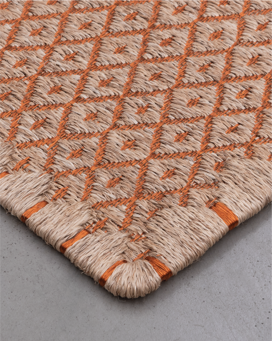RHOMBUS WEAVE - FIQUE FIBER AND COPPER