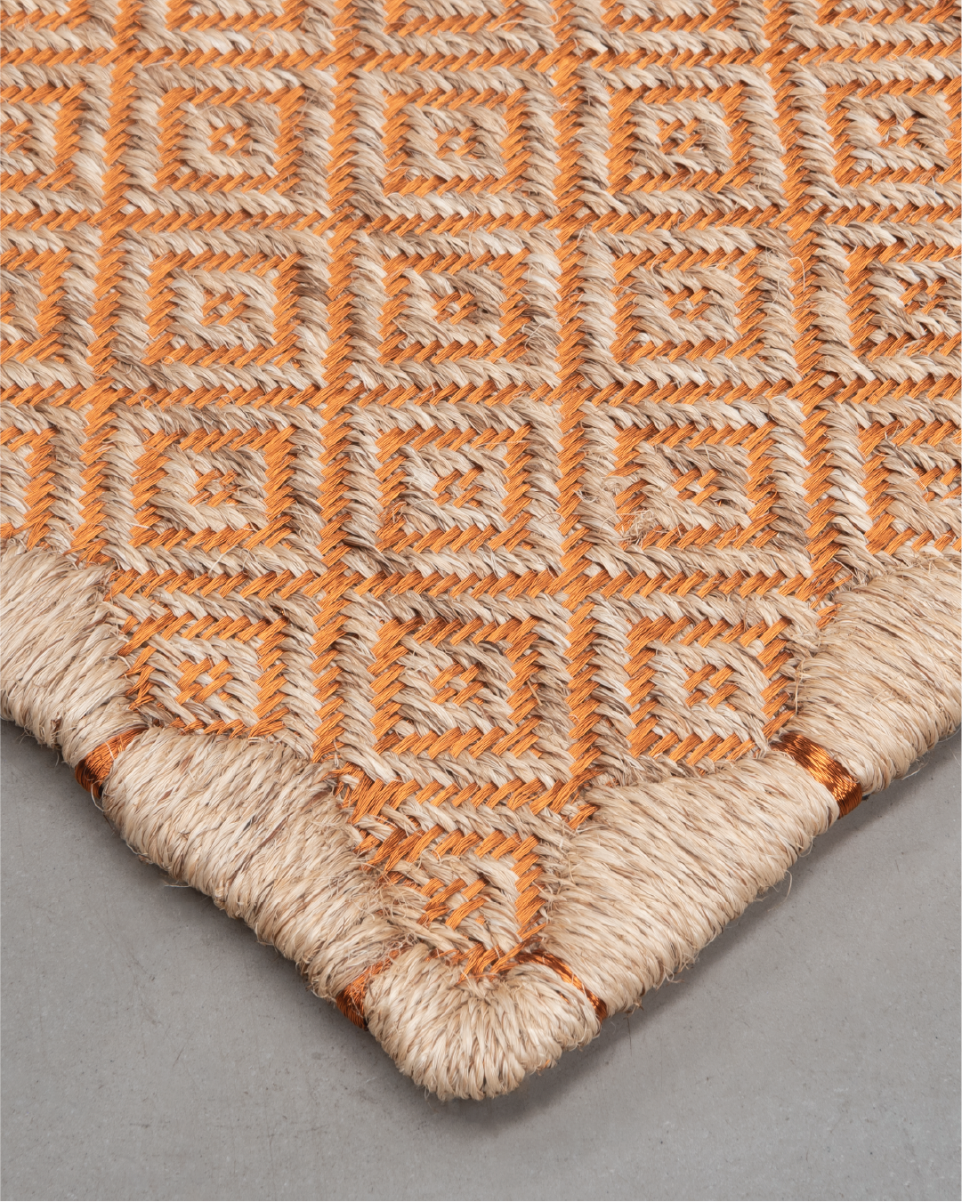 MEDIUM RHOMBUS WEAVE - FIQUE FIBER AND COPPER