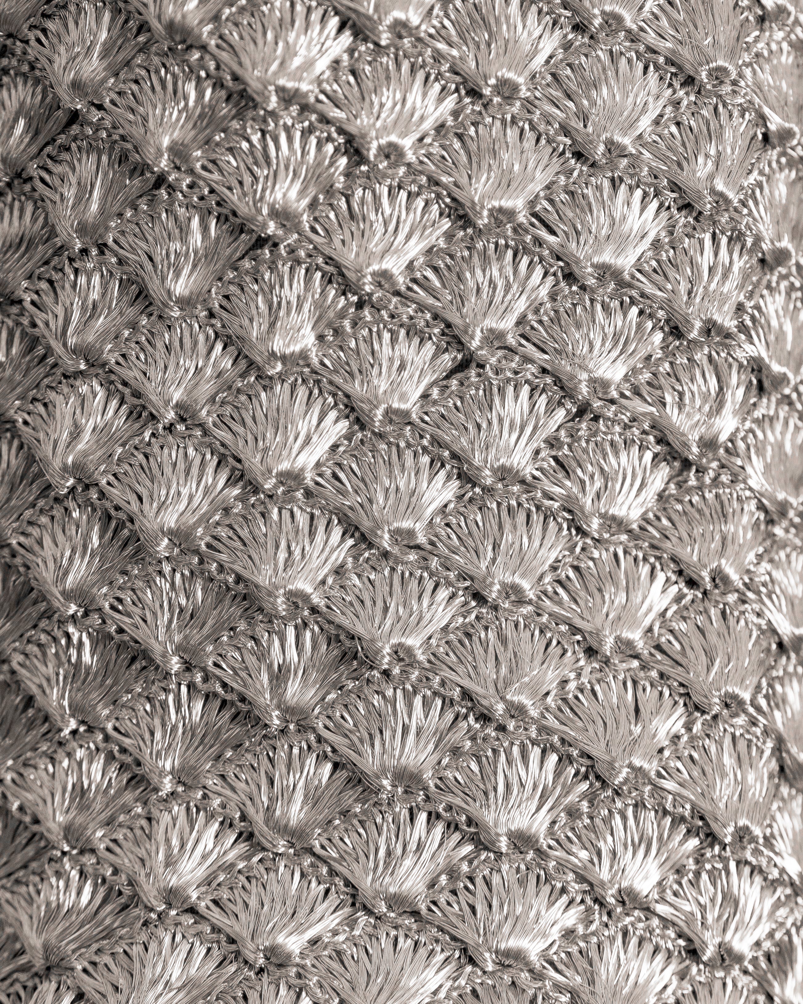 SEASHELL CLUTCH - SILVER