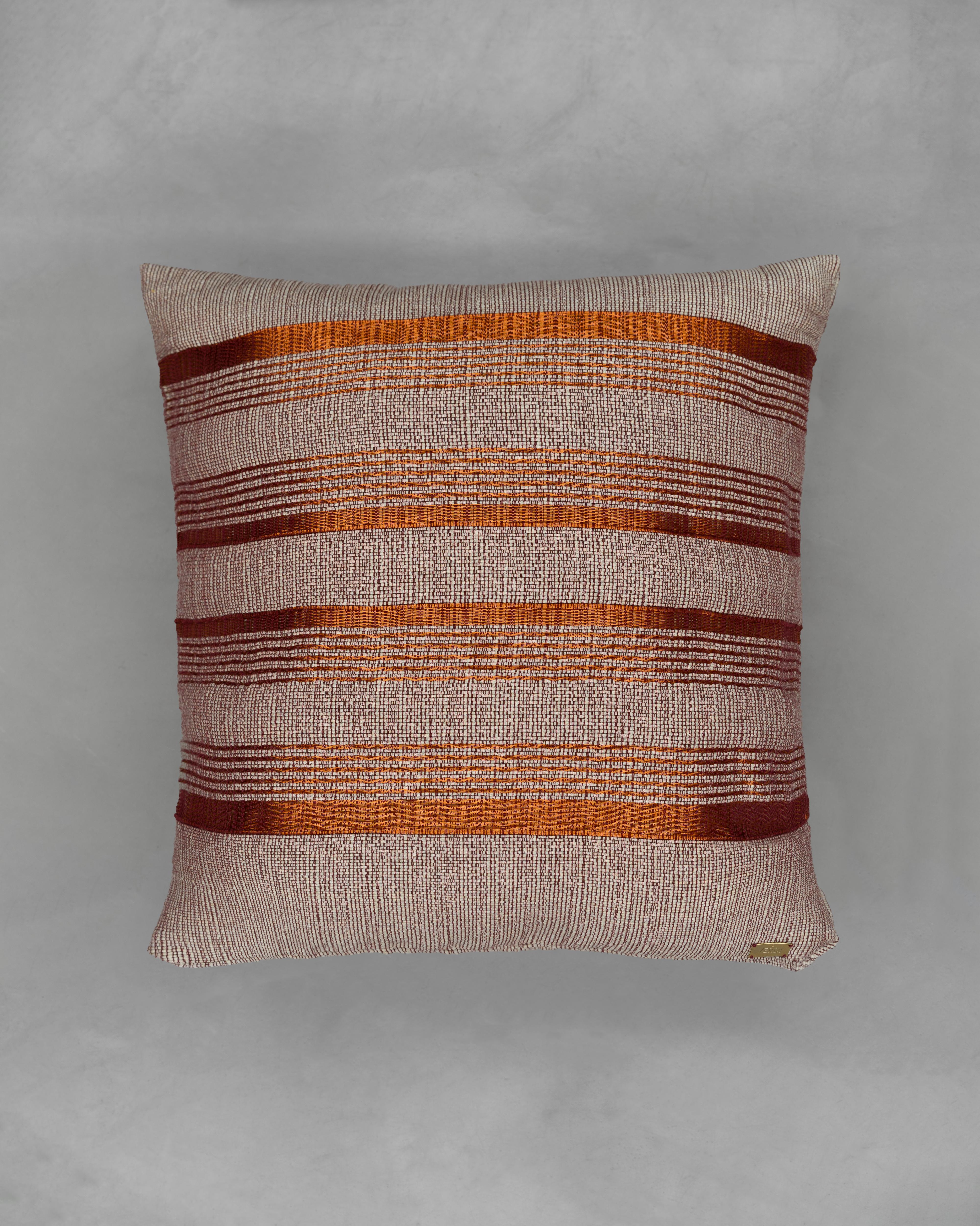 COPPER CUSHION - BURGUNDY