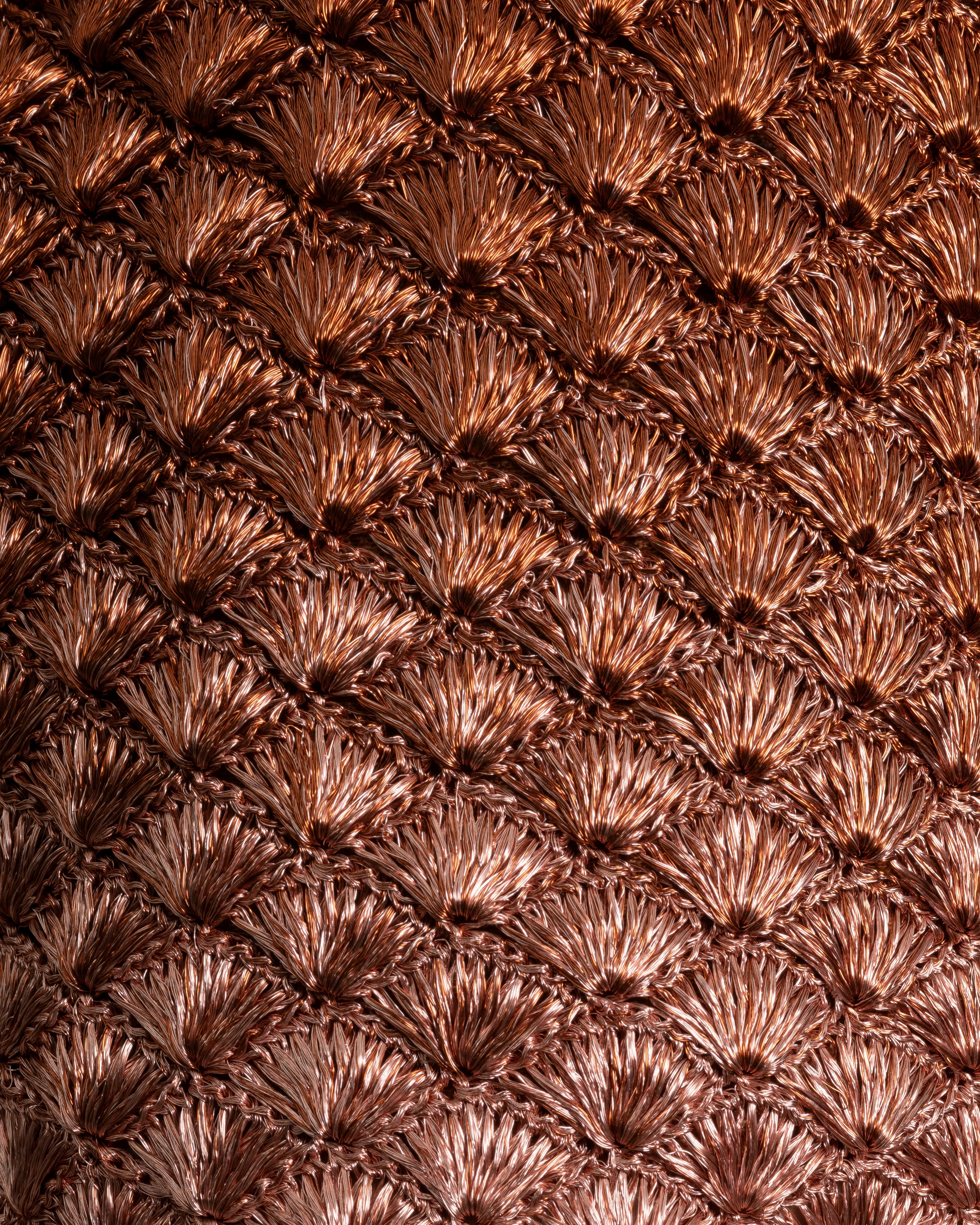 KAIA CLUTCH - ROSE GOLD & COPPER