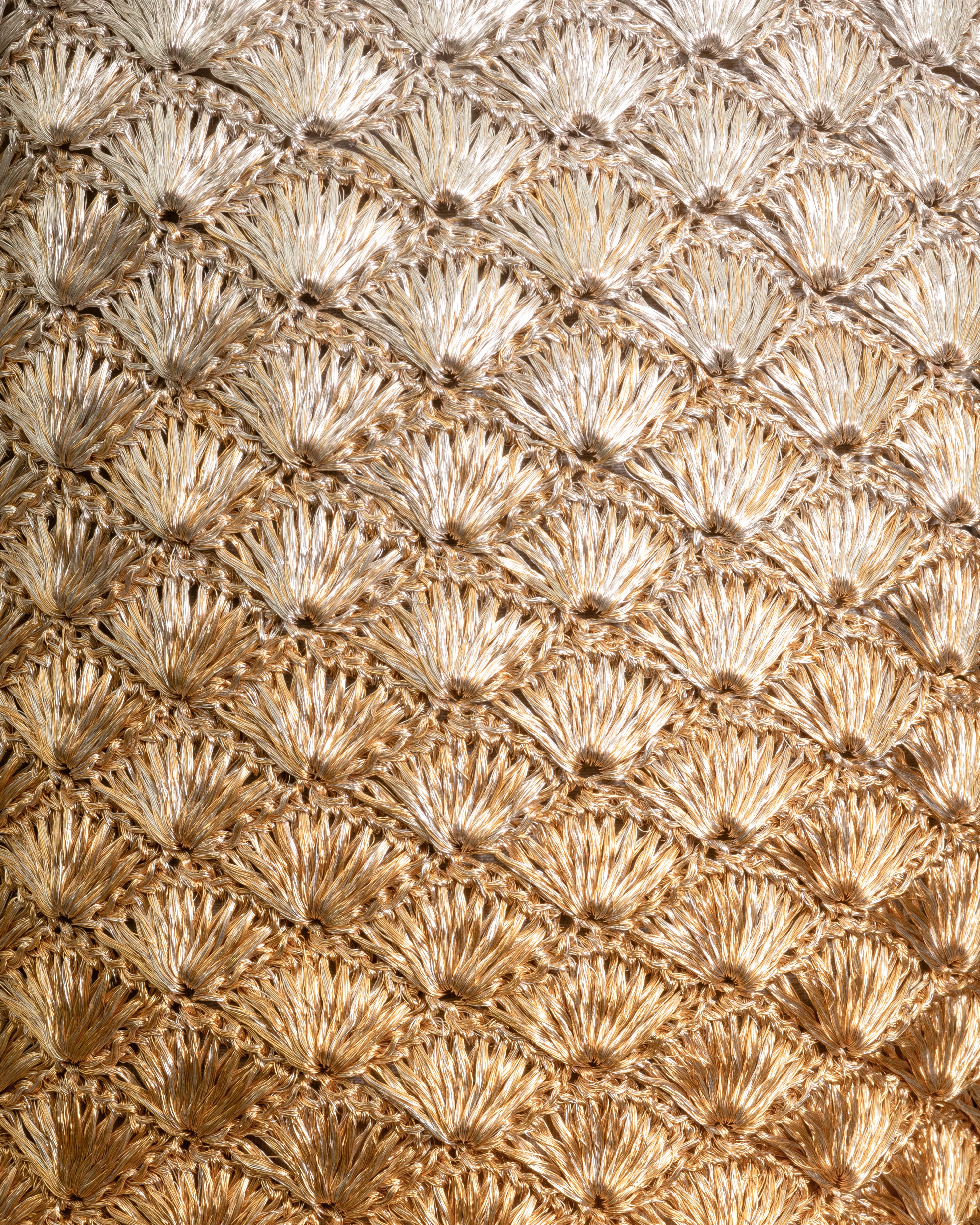 KAIA SEASHELL MOCHILA - GOLD & SILVER