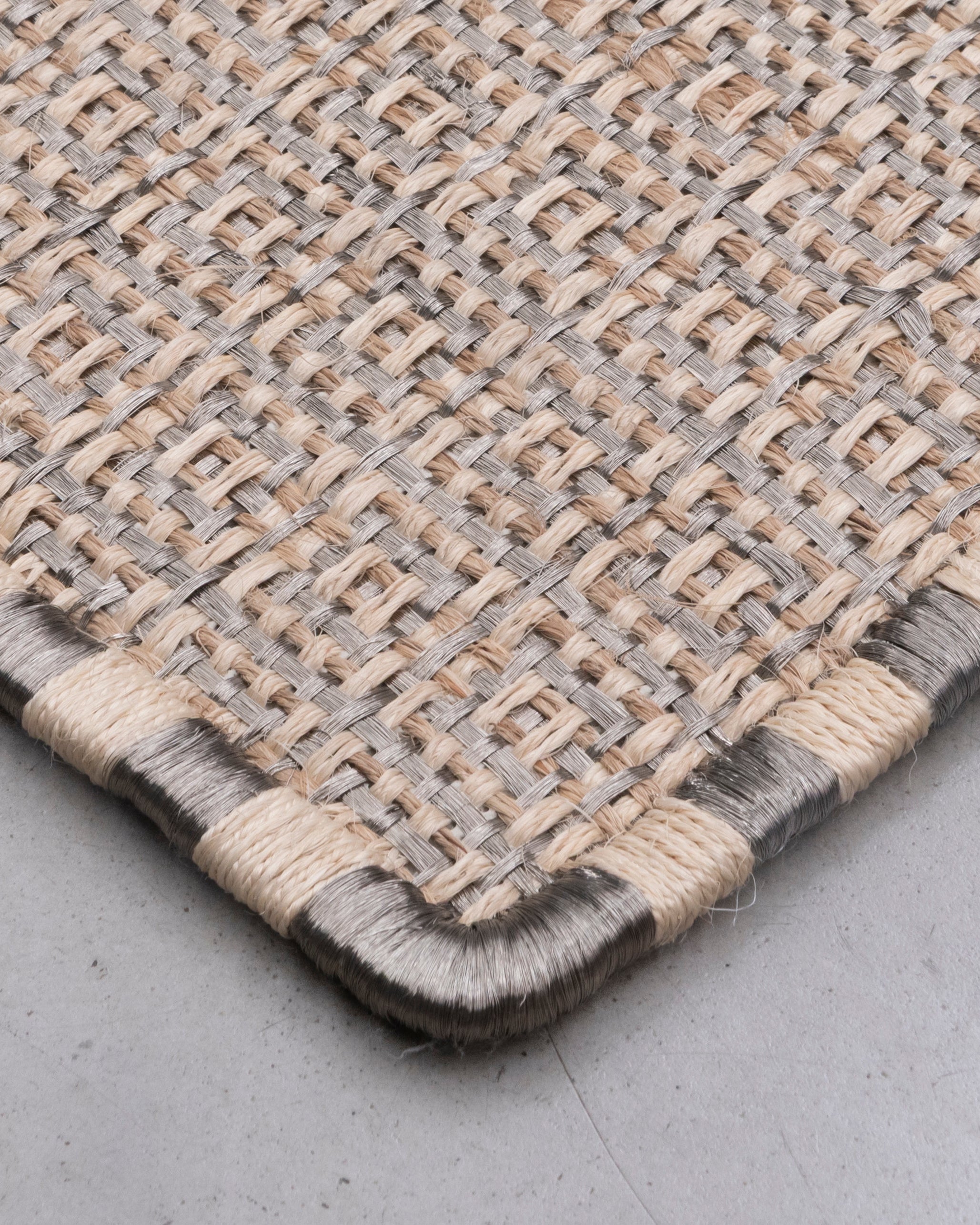 CUADROS WEAVE - FIQUE FIBER AND STAINLESS STEEL