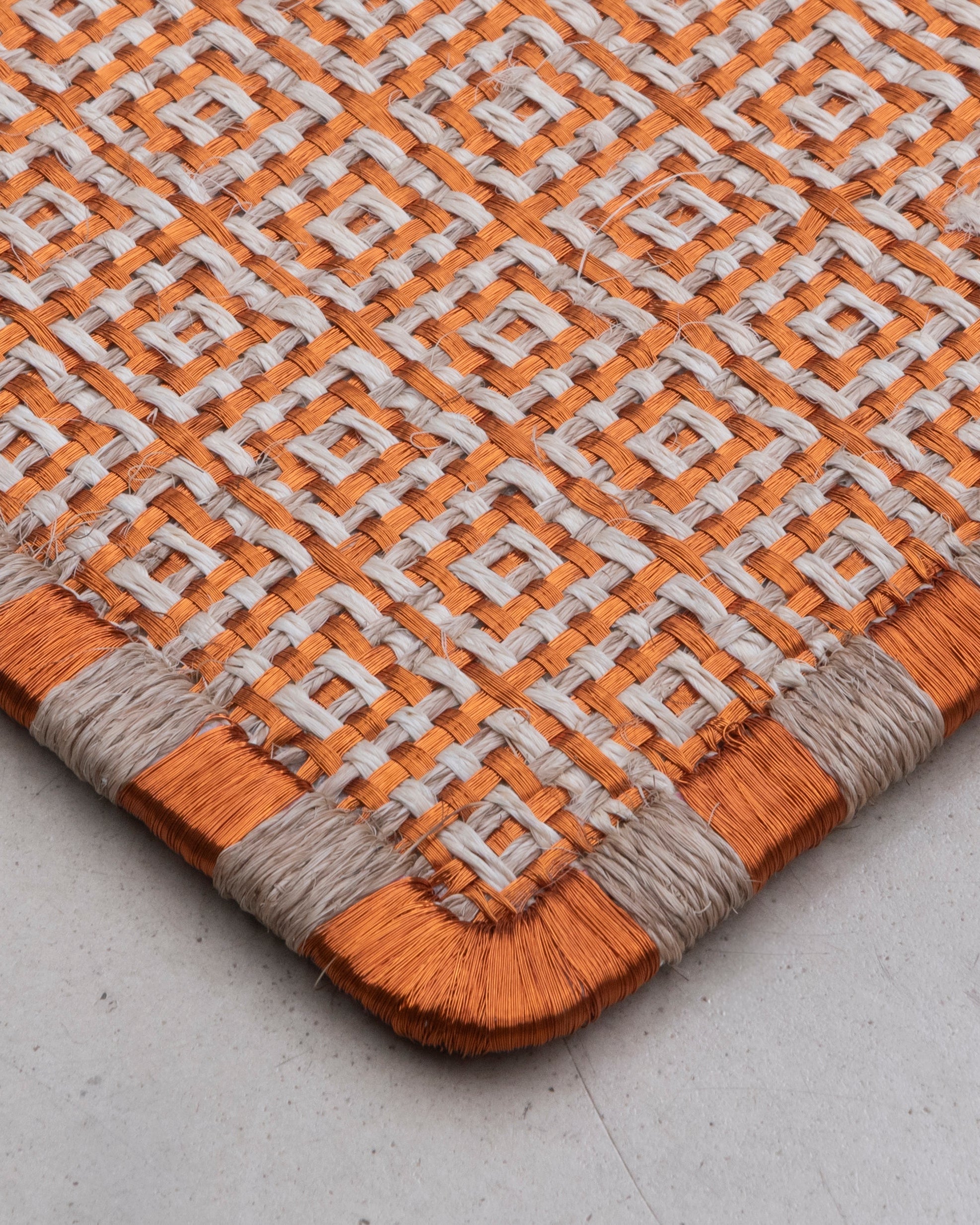 CUADROS WEAVE - FIQUE FIBER AND COPPER