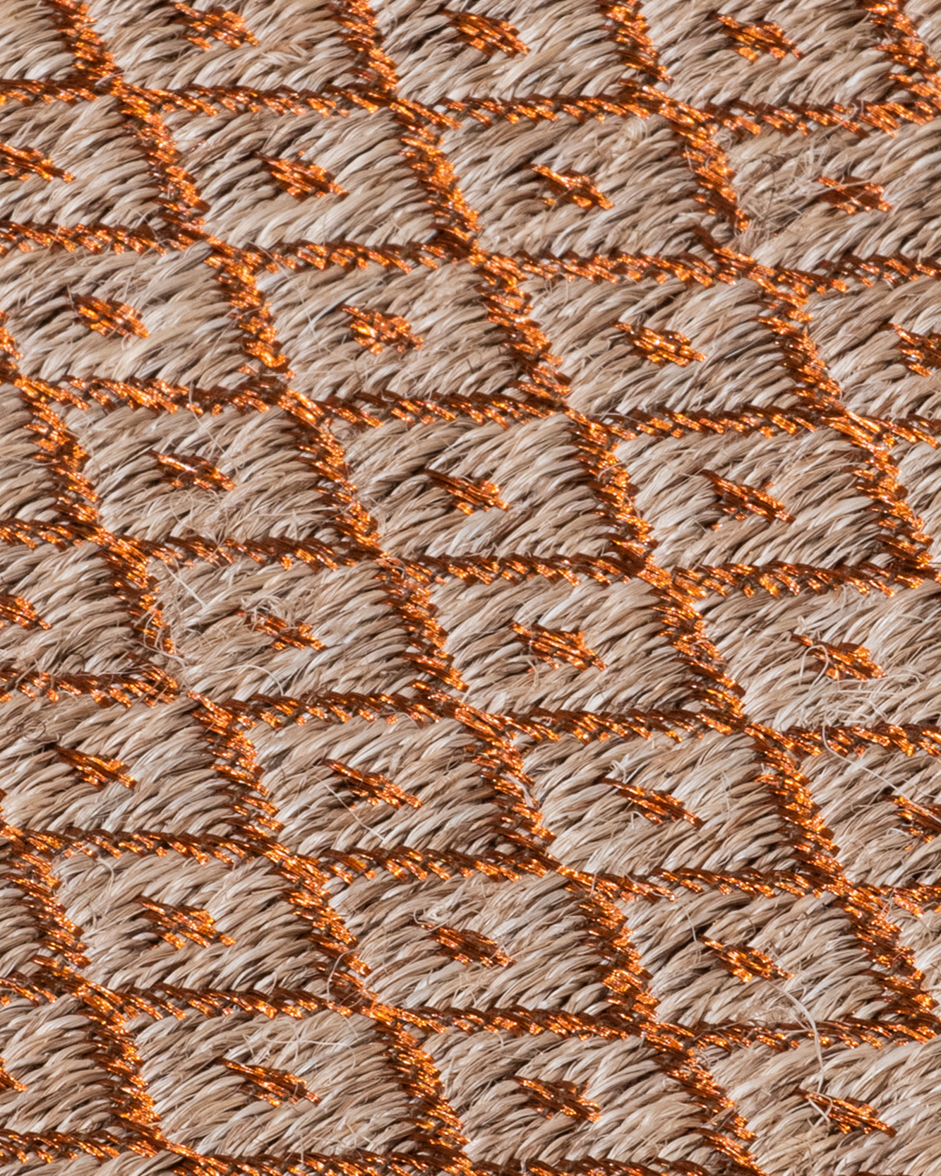 RHOMBUS WEAVE - FIQUE FIBER AND COPPER